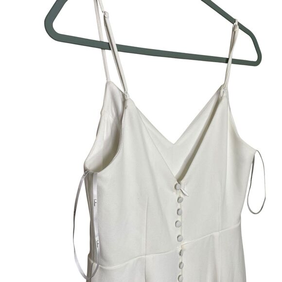 Lulus Feeling of Forever Maxi Dress Womens M Mermaid Wedding Gown Sleeveless - Picture 8 of 16